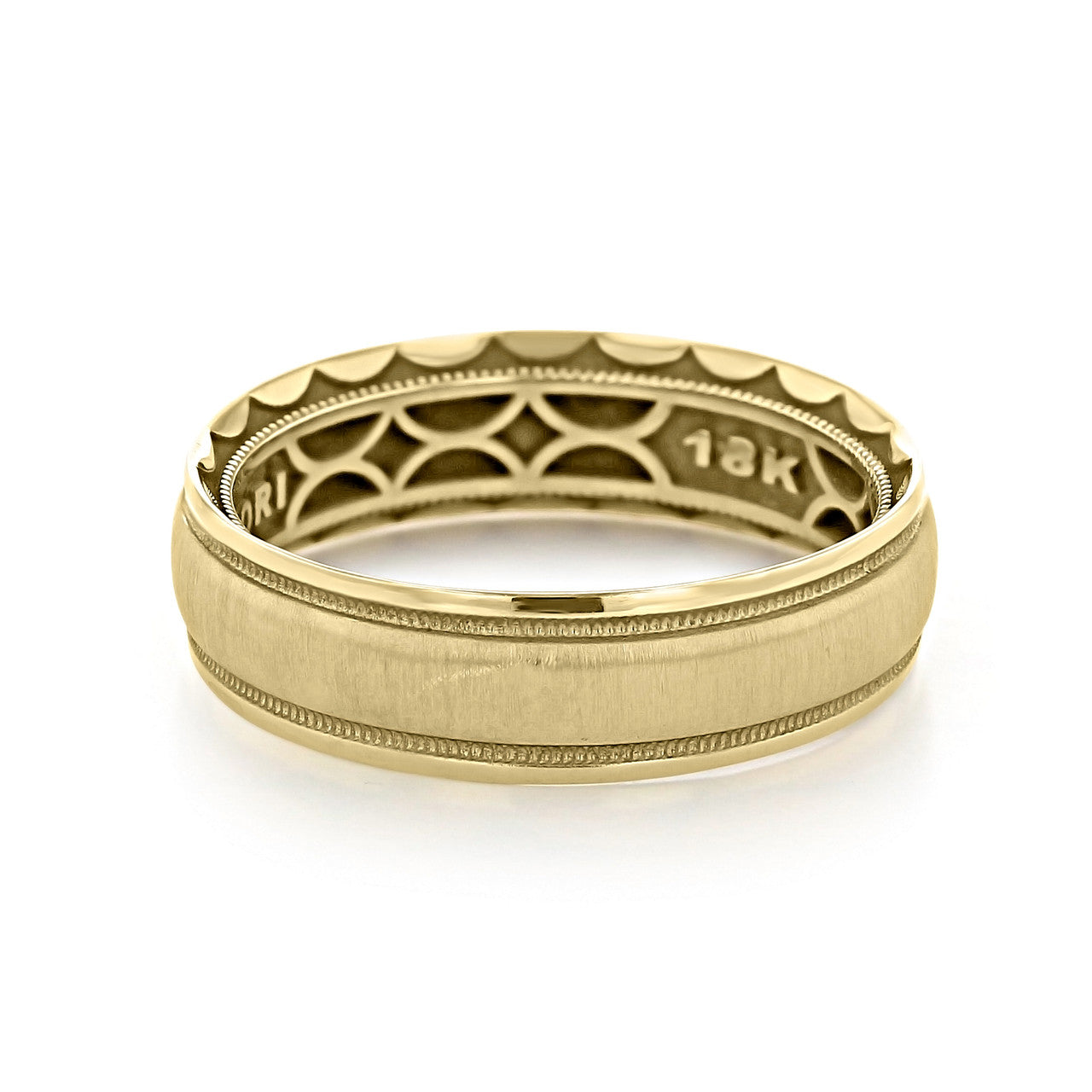 Tacori Sculpted Crescent Wedding Band for Men 5 Tacori Sculpted Crescent Wedding Band for Men 5