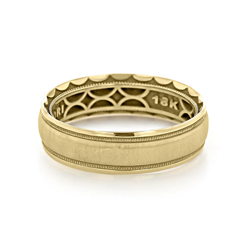 Tacori Sculpted Crescent Wedding Band for Men 5 Tacori Sculpted Crescent Wedding Band for Men 5