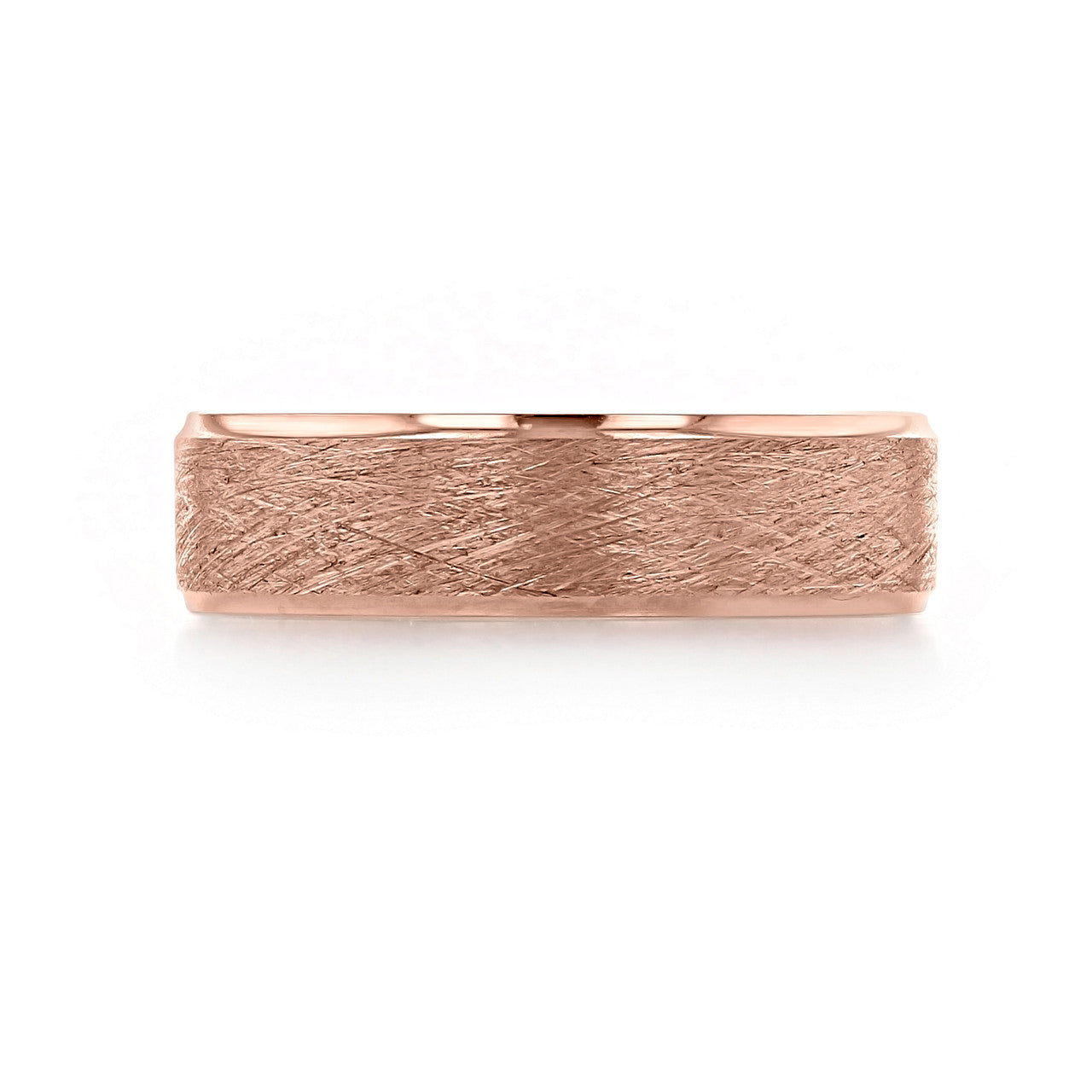 Scratch Finish Classic Men's Wedding Band 4 Scratch Finish Classic Men's Wedding Band 4