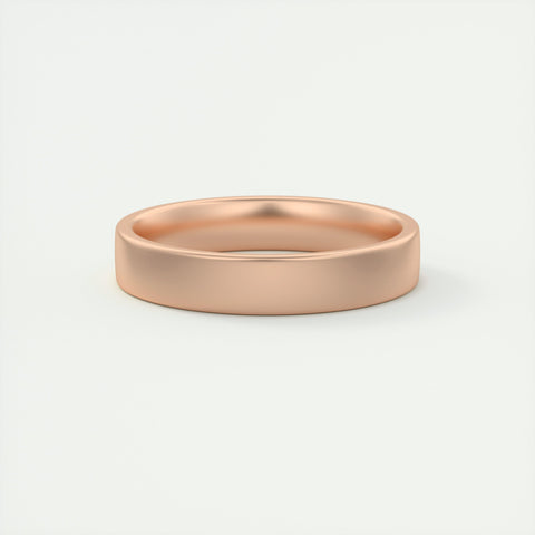 Satin-Finish Classic White Gold Men's Band 6 Satin-Finish Classic White Gold Men's Band 6