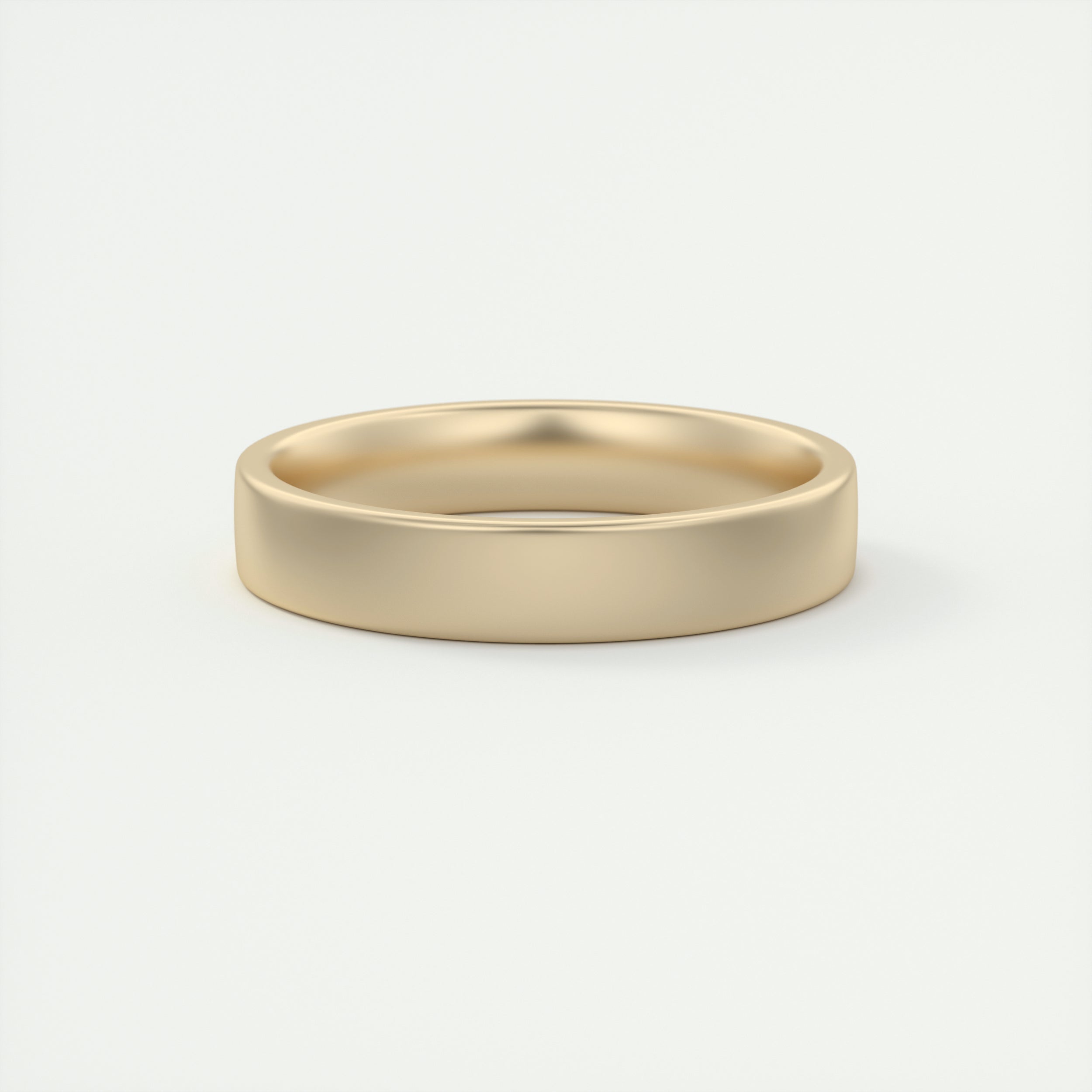 Satin-Finish Classic White Gold Men's Band 15 Satin-Finish Classic White Gold Men's Band 15
