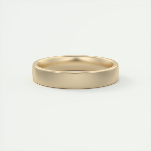 Satin-Finish Classic White Gold Men's Band 15 Satin-Finish Classic White Gold Men's Band 15