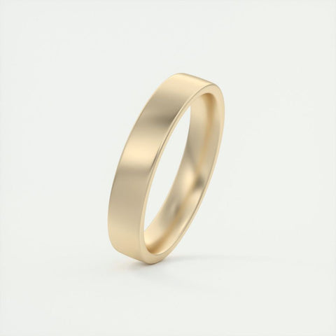 Satin-Finish Classic White Gold Men's Band 5 Satin-Finish Classic White Gold Men's Band 5