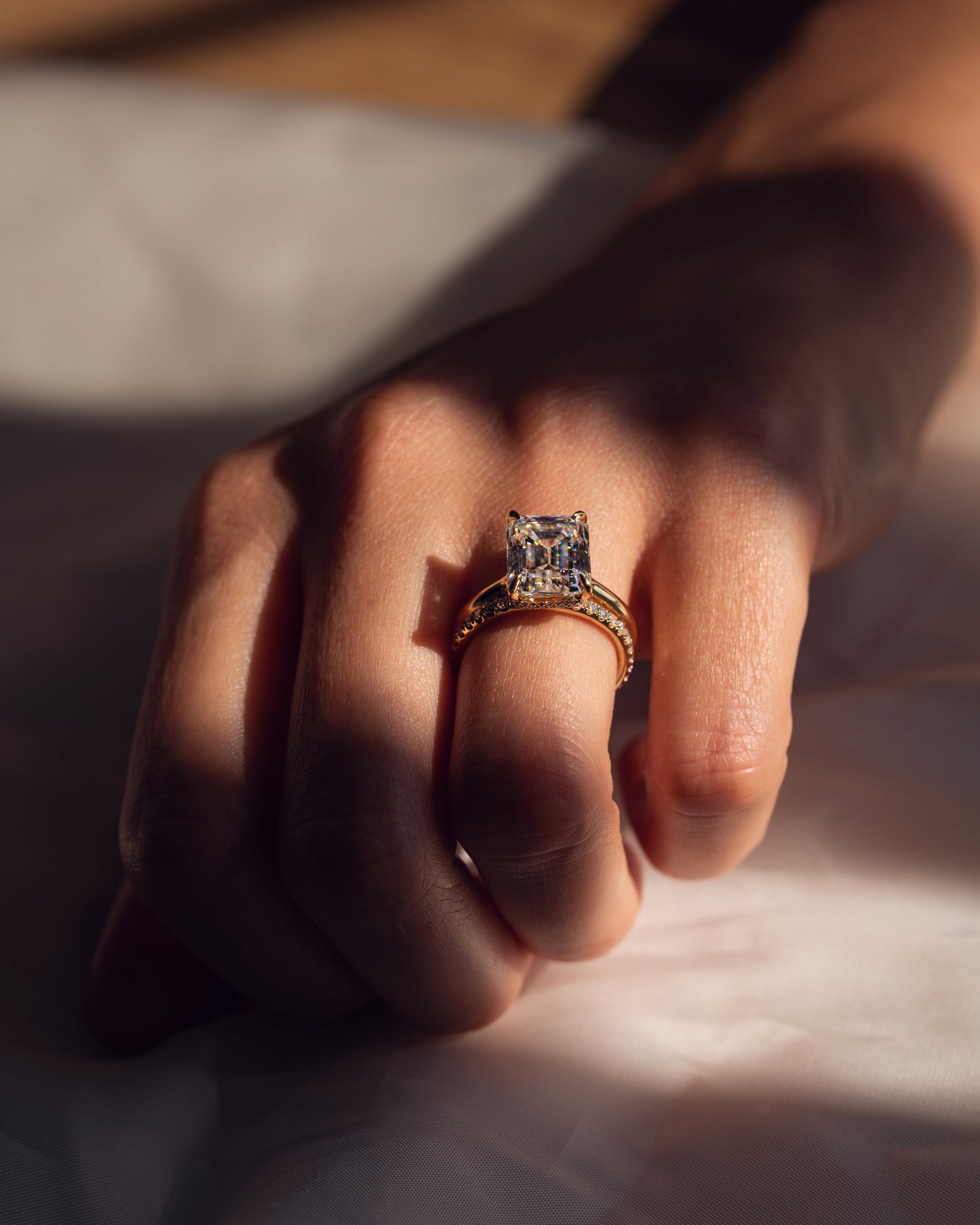 0.72 CT Round Cut Lab Grown Diamond Full Eternity Wedding Band