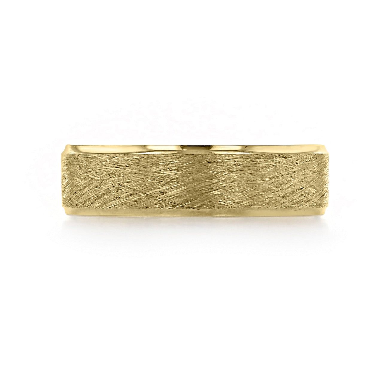 Scratch Finish Classic Men's Wedding Band 1 Scratch Finish Classic Men's Wedding Band 1