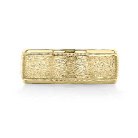 Milgrain Classic Wedding Band For Men 3 Milgrain Classic Wedding Band For Men 3