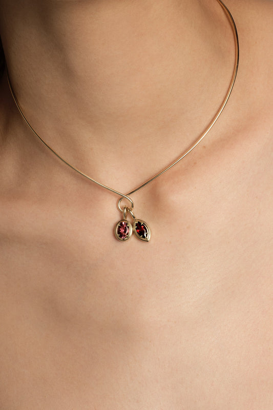 Roma Marquise Gemstone Pendant | 925 Sterling Silver