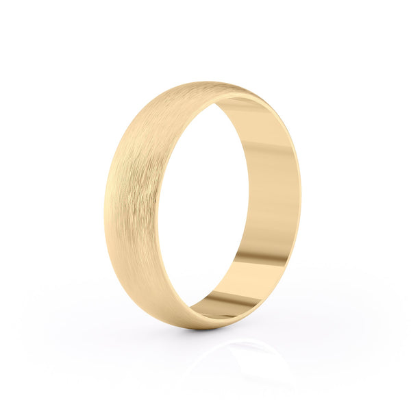 Classic Brushed Finish Wedding Band For Men 7 Classic Brushed Finish Wedding Band For Men 7