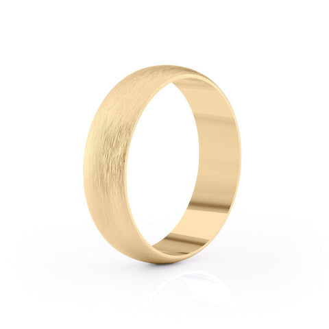 Classic Brushed Finish Wedding Band For Men 7 Classic Brushed Finish Wedding Band For Men 7