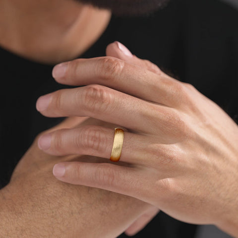 Classic Brushed Finish Wedding Band For Men 9 Classic Brushed Finish Wedding Band For Men 9