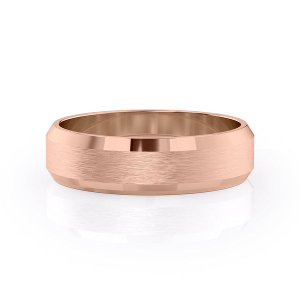 Classic Brushed Finish Wedding Band For Men 11 Classic Brushed Finish Wedding Band For Men 11