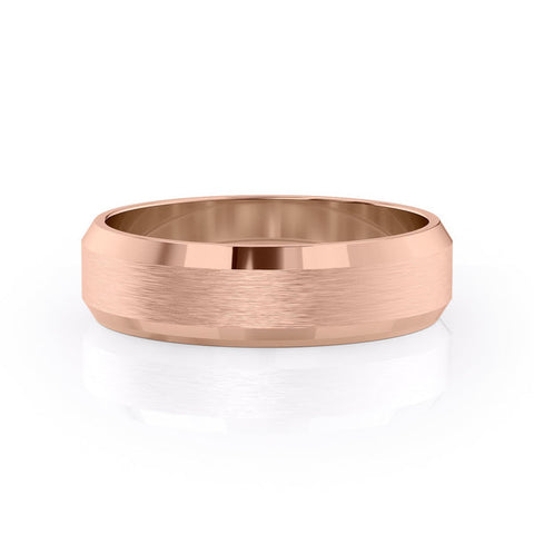 Classic Brushed Finish Wedding Band For Men 11 Classic Brushed Finish Wedding Band For Men 11