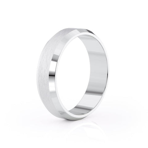 Classic Brushed Finish Wedding Band For Men 10 Classic Brushed Finish Wedding Band For Men 10
