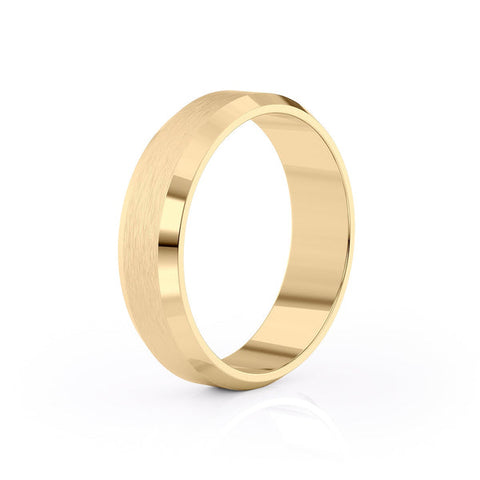 Classic Brushed Finish Wedding Band For Men 2 Classic Brushed Finish Wedding Band For Men 2