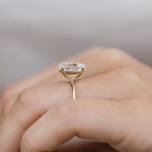 Oval Solitaire Lab Grown Diamond Engagement Ring