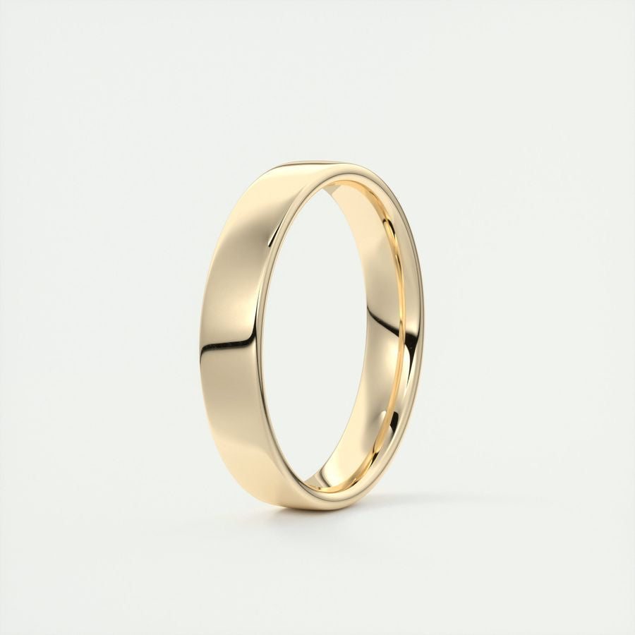 Polished Finish Regular White Gold Men's Band 11 Polished Finish Regular White Gold Men's Band 11