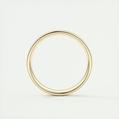 Polished Finish Regular White Gold Men's Band 12 Polished Finish Regular White Gold Men's Band 12
