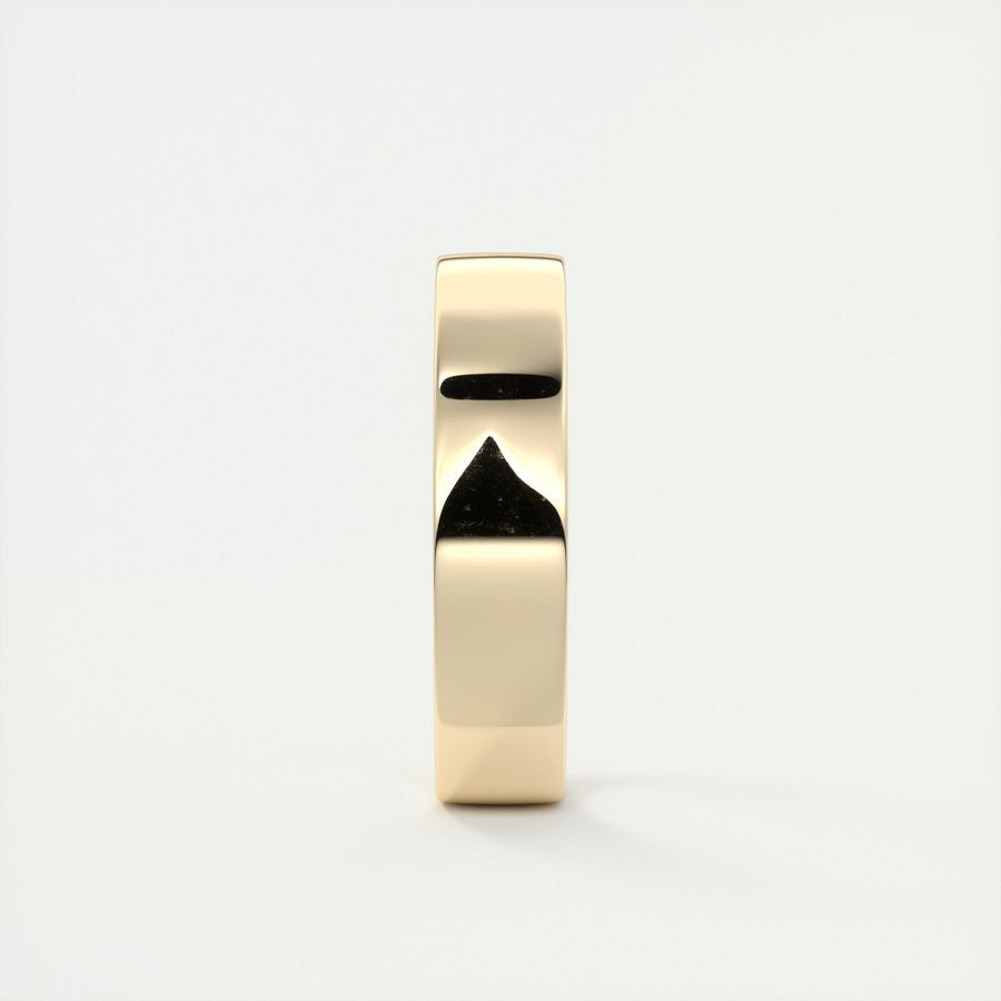 Polished Finish Regular Yellow Gold Men's Band 2 Polished Finish Regular Yellow Gold Men's Band 2