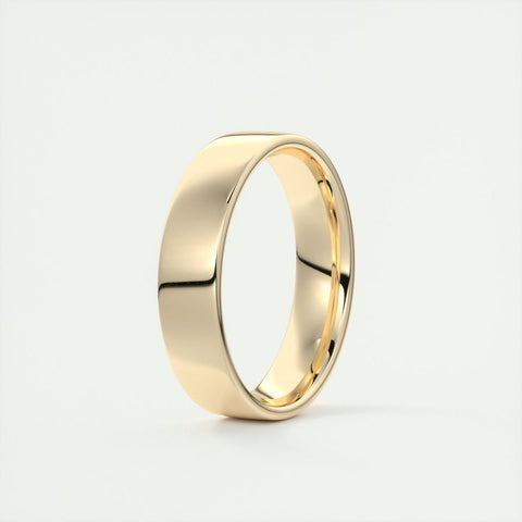 Polished Finish Regular Yellow Gold Men's Band 3 Polished Finish Regular Yellow Gold Men's Band 3