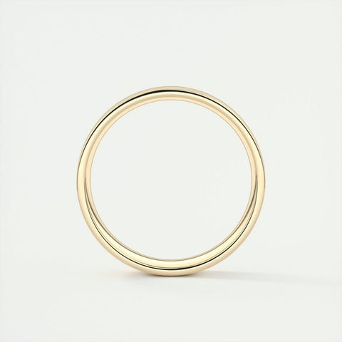 Polished Finish Regular Yellow Gold Men's Band 4 Polished Finish Regular Yellow Gold Men's Band 4