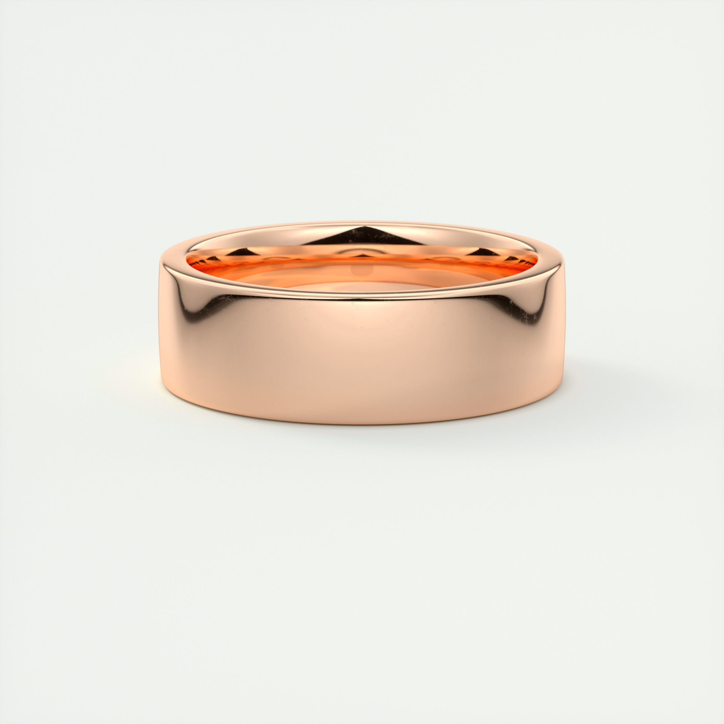 Polished Finish Classic Yellow Gold Men's Band 10 Polished Finish Classic Yellow Gold Men's Band 10