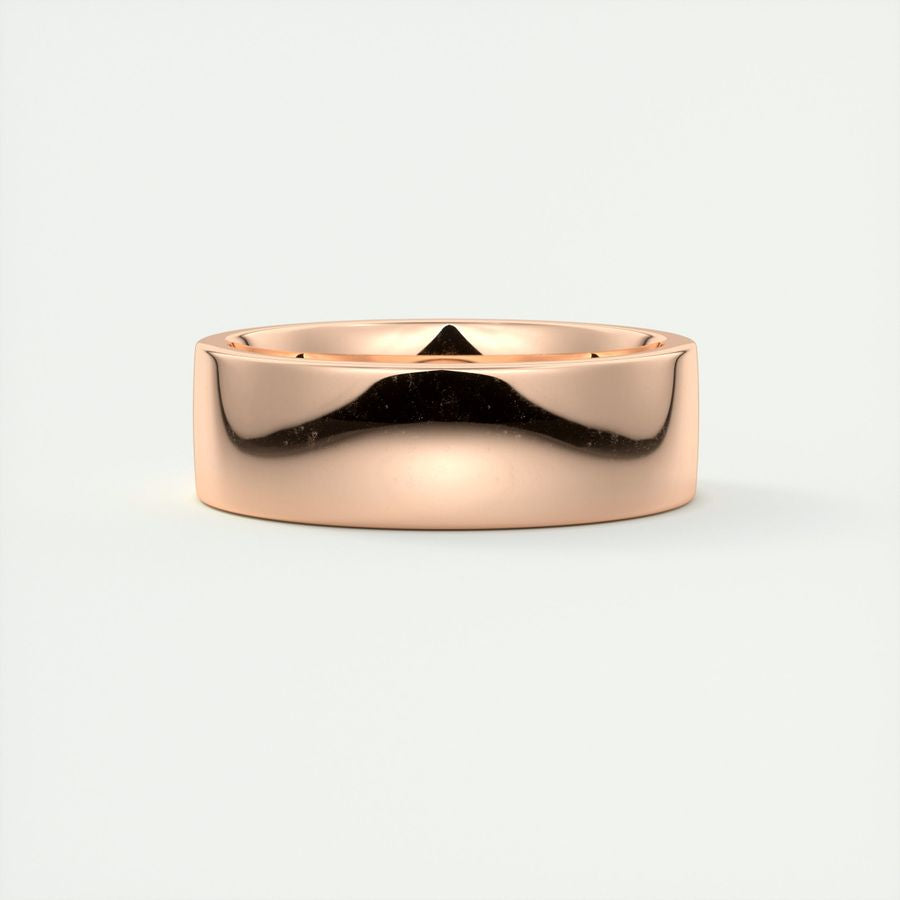 Polished Finish Classic Yellow Gold Men's Band 11 Polished Finish Classic Yellow Gold Men's Band 11