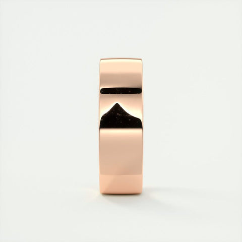 Polished Finish Classic Yellow Gold Men's Band 15 Polished Finish Classic Yellow Gold Men's Band 15