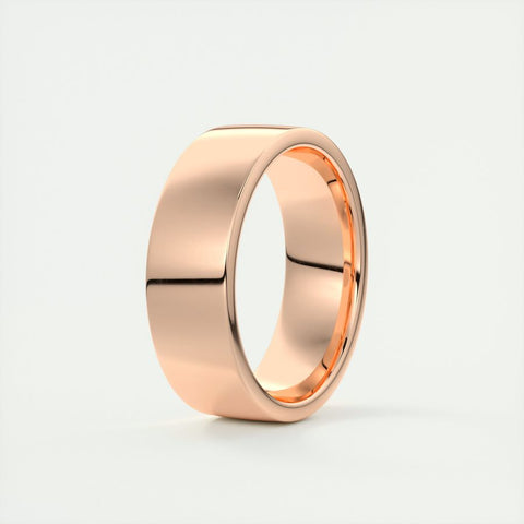 Polished Finish Classic Yellow Gold Men's Band 13 Polished Finish Classic Yellow Gold Men's Band 13