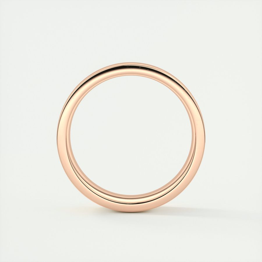 Polished Finish Classic Yellow Gold Men's Band 14 Polished Finish Classic Yellow Gold Men's Band 14