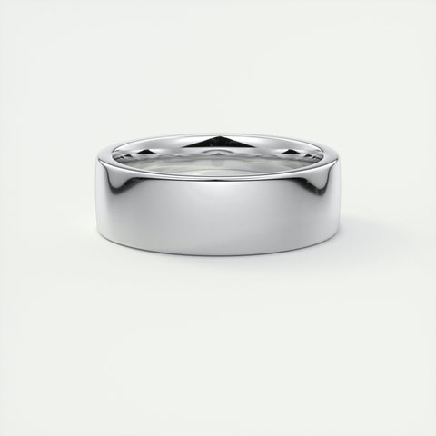 Polished Finish Classic Yellow Gold Men's Band 6 Polished Finish Classic Yellow Gold Men's Band 6