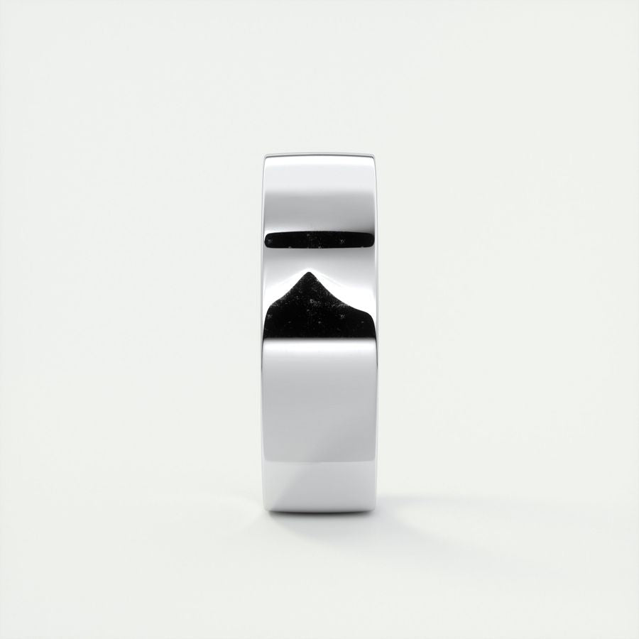 Polished Finish Classic Yellow Gold Men's Band 7 Polished Finish Classic Yellow Gold Men's Band 7