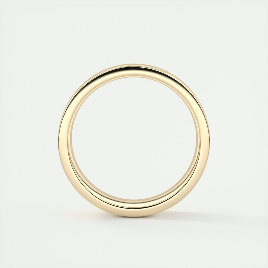 Polished Finish Classic Yellow Gold Men's Band 2 Polished Finish Classic Yellow Gold Men's Band 2