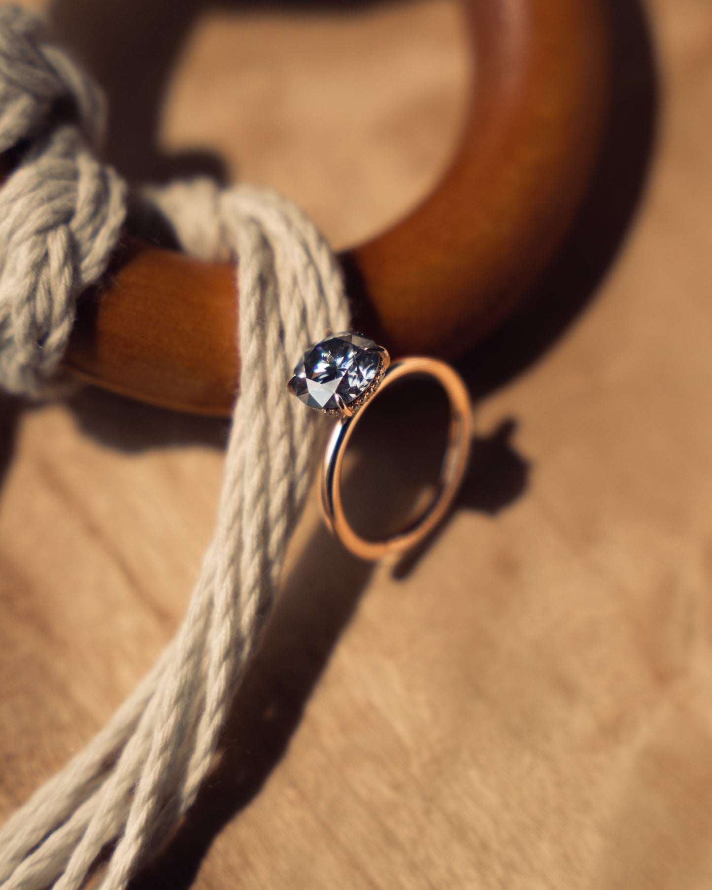 1.60 CT Round Cut Lab Grown Diamond Engagement Ring With Hidden Halo Setting