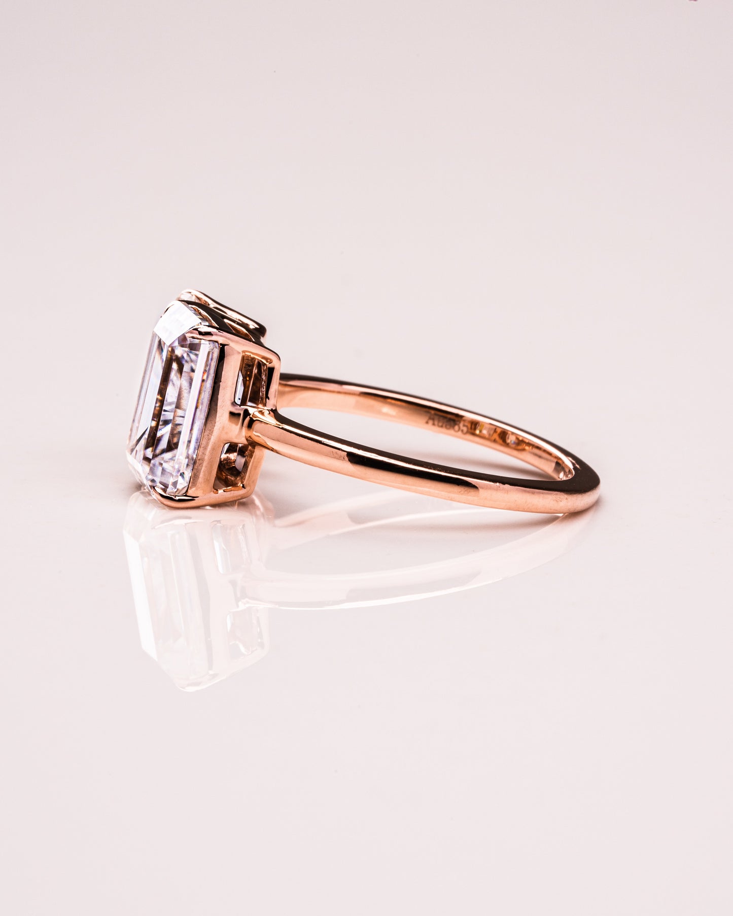 3.75 CT Emerald & Pear Cut Two Stones Toi Et Moi Lab Grown Diamond Engagement Ring