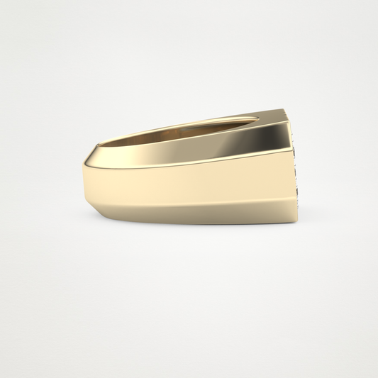 0.85 TCW Round Lab Grown Diamond Men's Wedding Band