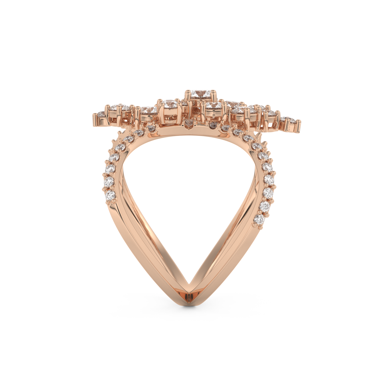 0.645 TCW Round Lab Grown Diamond Wedding Band