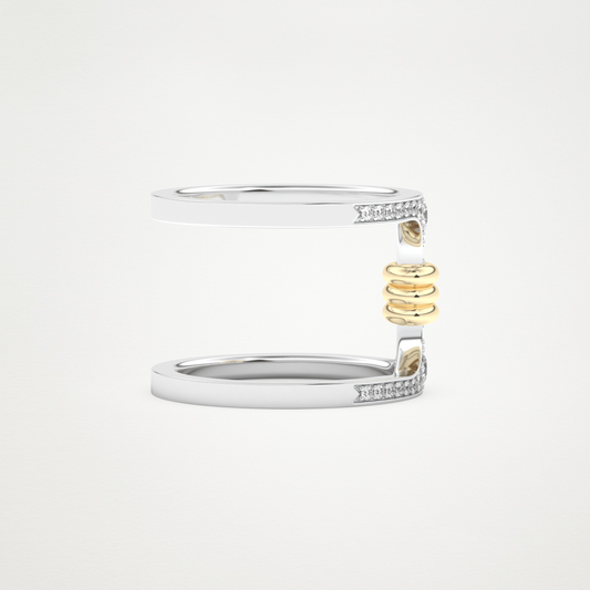 0.361 TCW Round Lab Grown Diamond Men's Wedding Band