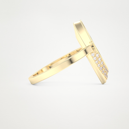 0.383 TCW Round Lab Grown Diamond Wedding Band