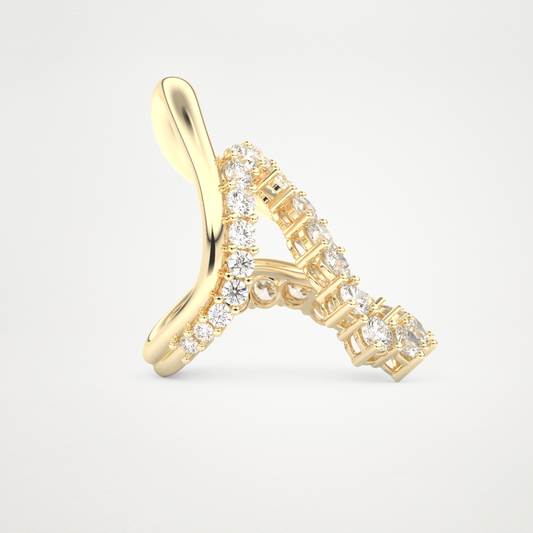 3.08 TCW Round Lab Grown Diamond Wedding Band