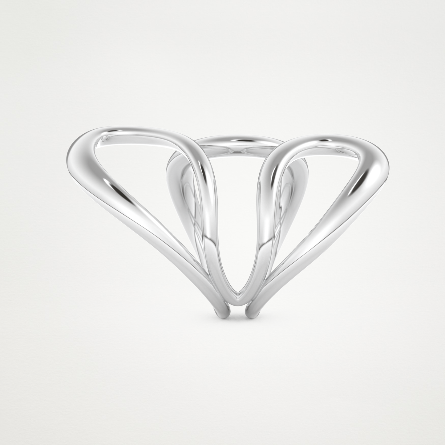 Unique Curved Wedding Band