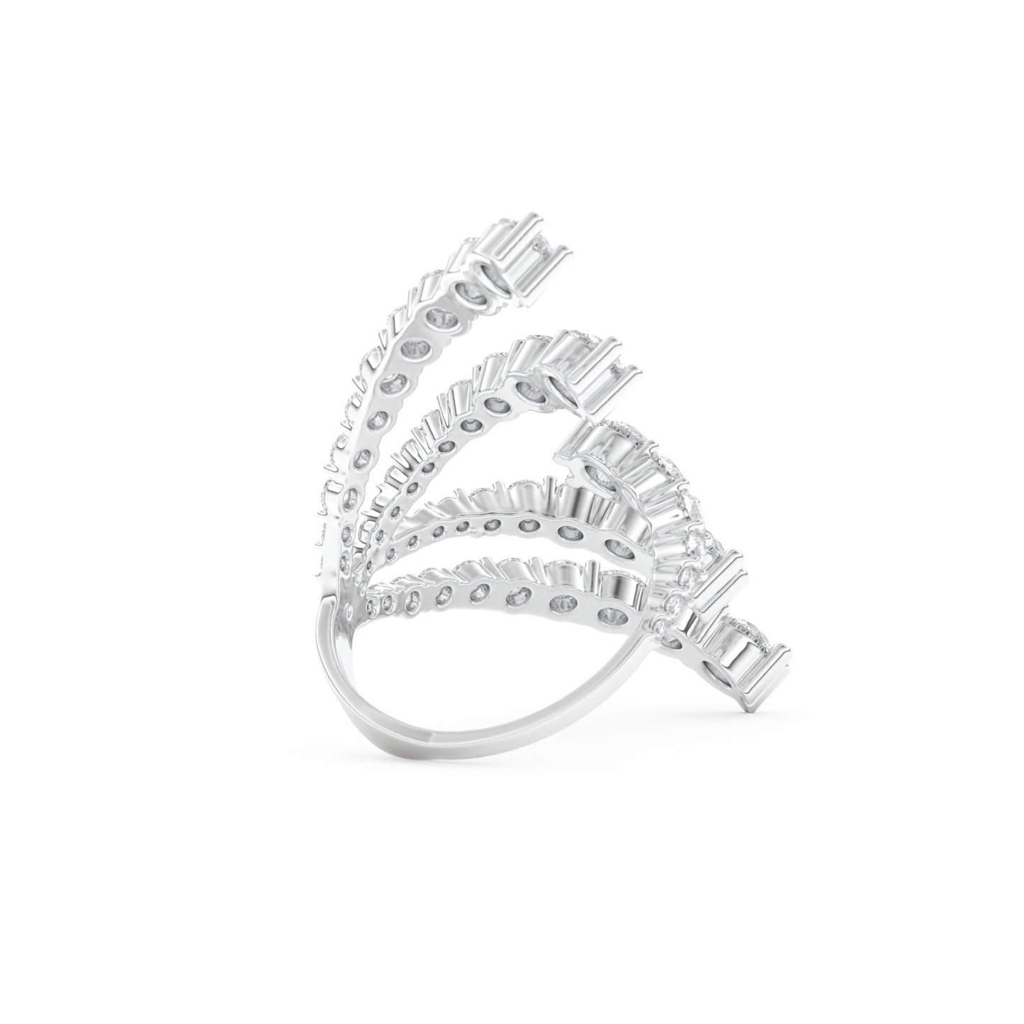 2.717 TCW Round Lab Grown Diamond Wedding Band