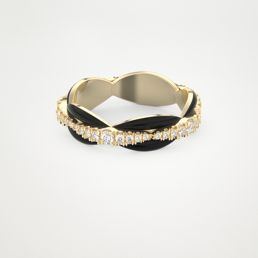 0.369 TCW Round Lab Grown Diamond Wedding Band