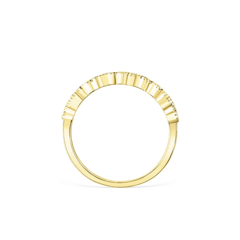 0.16 TCW Round Milgrain Style Moissanite Wedding Band 11 0.16 TCW Round Milgrain Style Moissanite Wedding Band 11