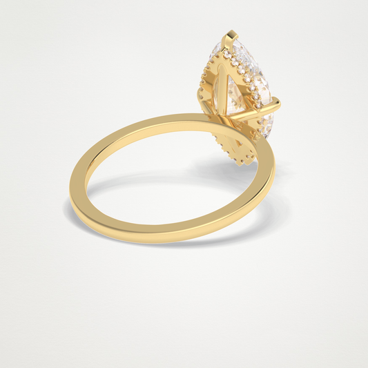 Marquise Solitaire Lab Grown Diamond Engagement Ring