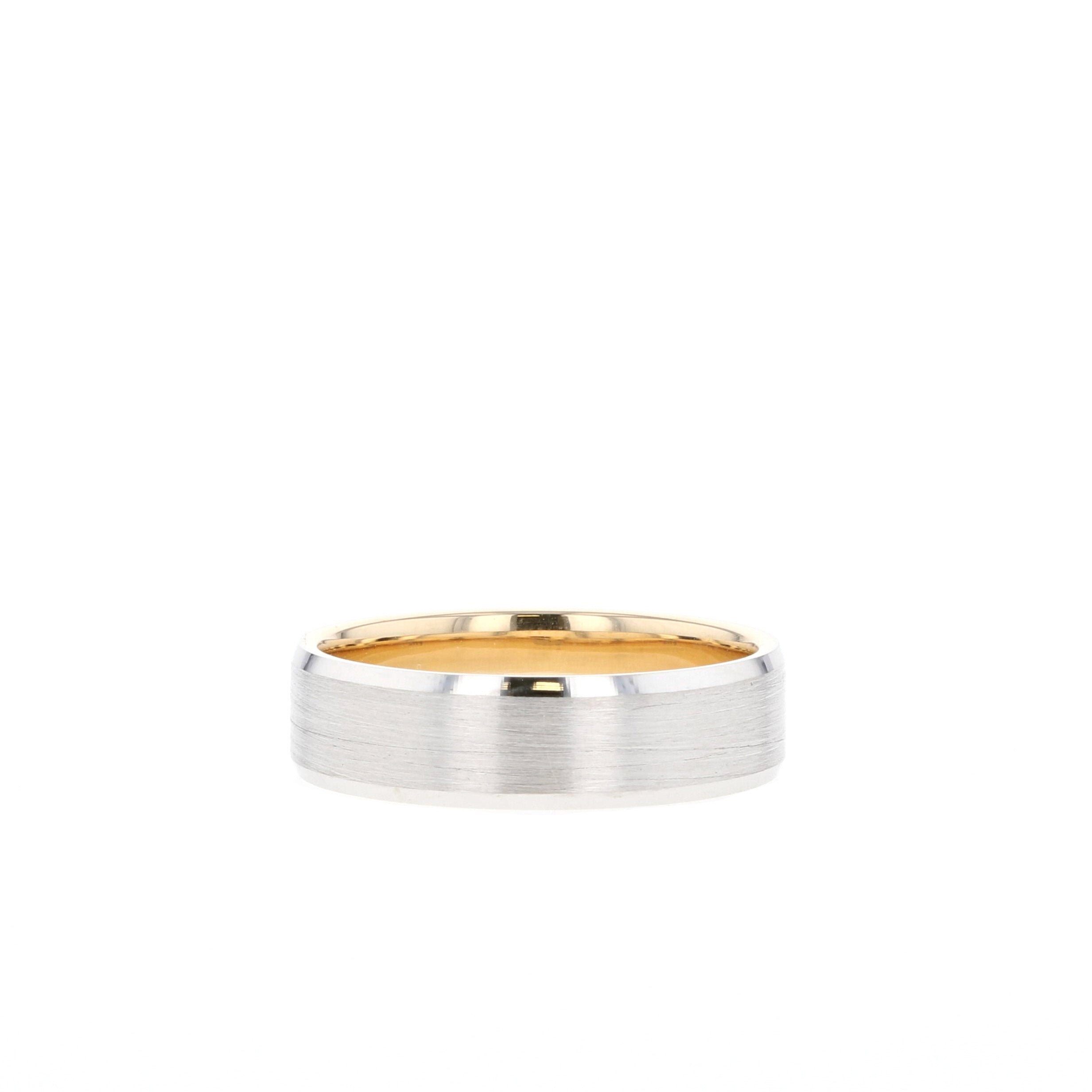 Satin-Finish Regular Yellow Gold Men's Band 1 Satin-Finish Regular Yellow Gold Men's Band 1