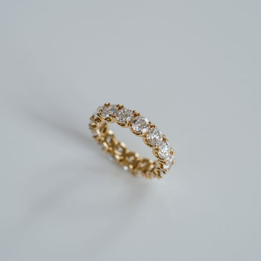 0.15 TCW Round Milgrain Lab Grown Diamond Wedding Band