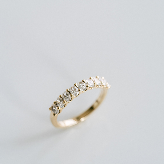 0.15 TCW Round Milgrain Lab Grown Diamond Wedding Band