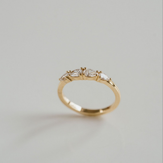 0.15 TCW Round Milgrain Lab Grown Diamond Wedding Band