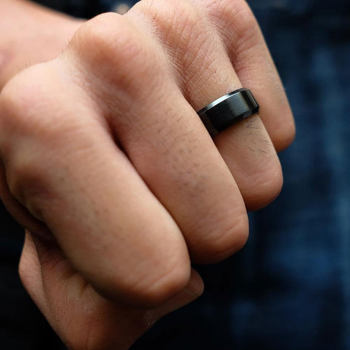Brushed Finish Classic Wedding Band For Men 2 Brushed Finish Classic Wedding Band For Men 2