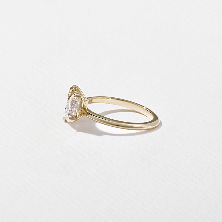 2.60 CT Pear & Princess Toi et Moi Lab Grown Diamond Engagement Ring